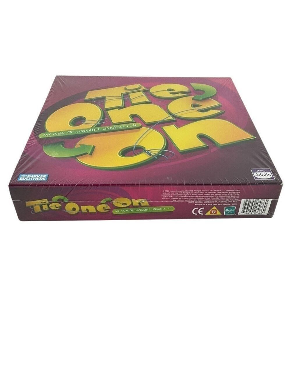 NEW SEALED Adult Party Game Tie One On 2006 Parker Brothers Hasbro - Picture 2 of 10
